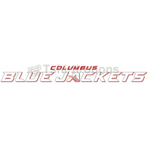 Columbus Blue Jackets T-shirts Iron On Transfers N122 - Click Image to Close